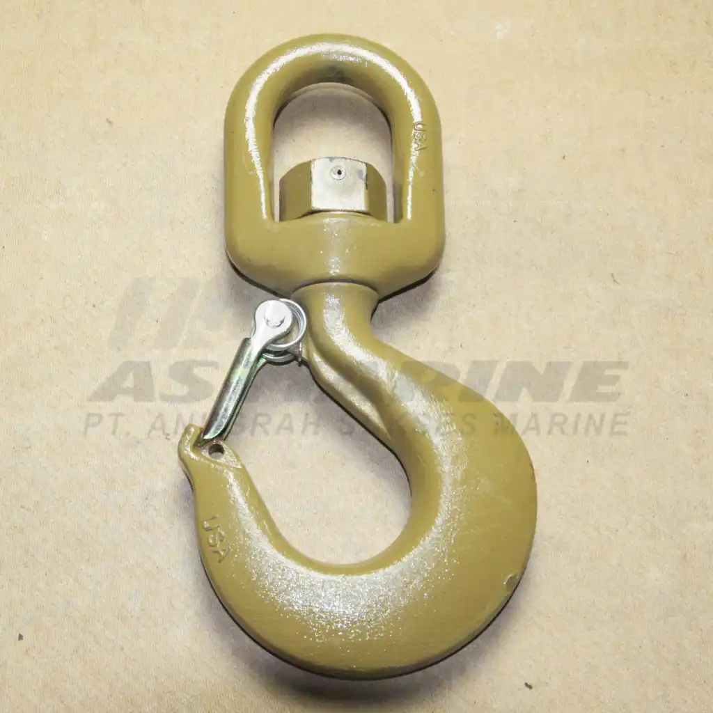 Kait / Gancu / Hook Swivel Crosby L322AN With Latch Kit 11 Ton